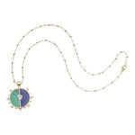 All of My Heart LOVE Necklace Malachite/Lapis