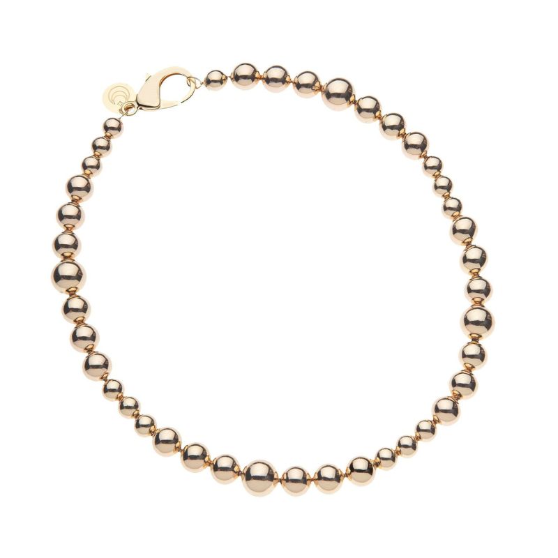 Sun Reflection Beaded Chain Necklace