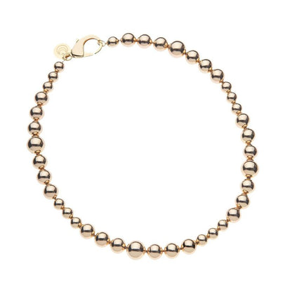 Sun Reflection Beaded Chain Necklace