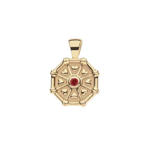 LUCKY Octagon Birthstone Pendant July