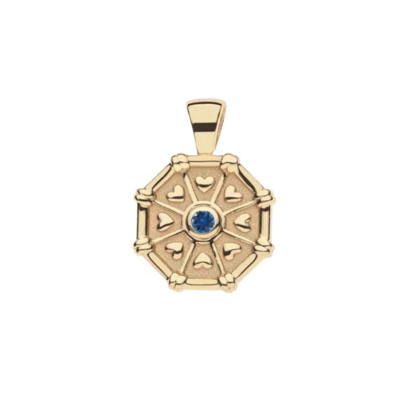 LUCKY Octagon Birthstone Pendant in September