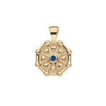 LUCKY Octagon Birthstone Pendant in September