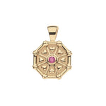 LUCKY Octagon Birthstone Pendant in October