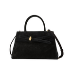 Suede Veronica Beard Dash Bag in Black