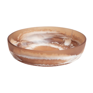 Hugo Brown Swirled Serving Bowl