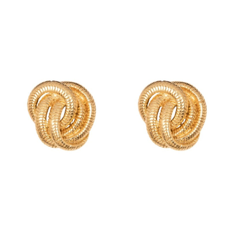 Elaina Stud Earrings in Gold