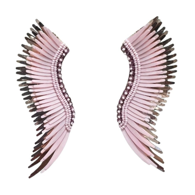 Midi Madeline Earrings in Neutral Pink