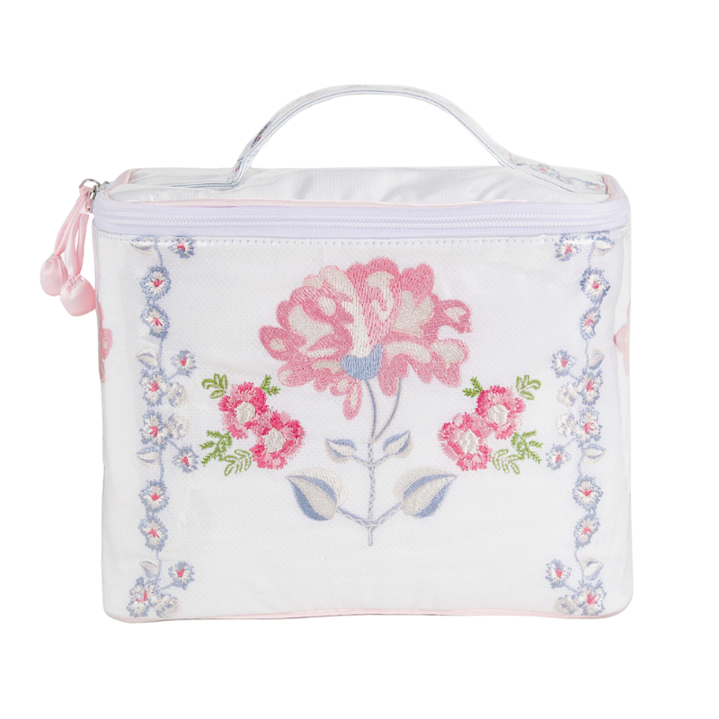 Peony Train Case in Pink