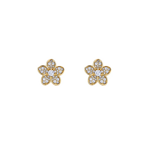 Candice Studs in Yellow Gold