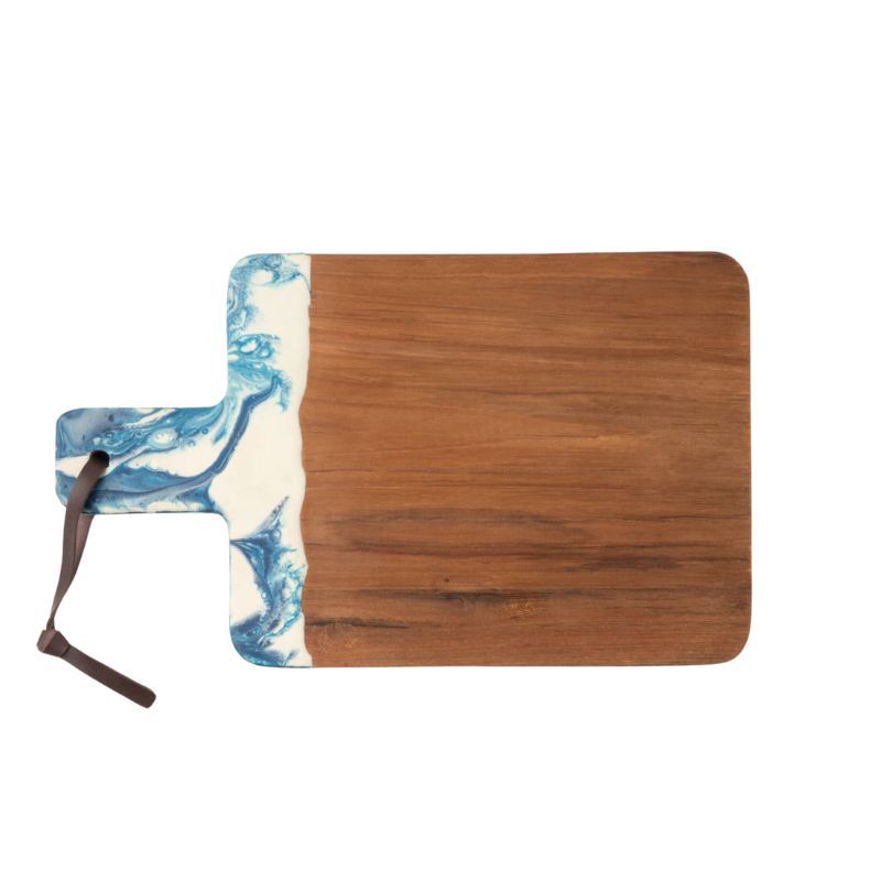 Austin Blue Swirled Serving Board