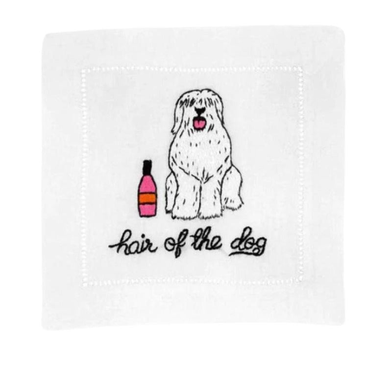 Hair of the Dog Cocktail Napkins (set of 4)