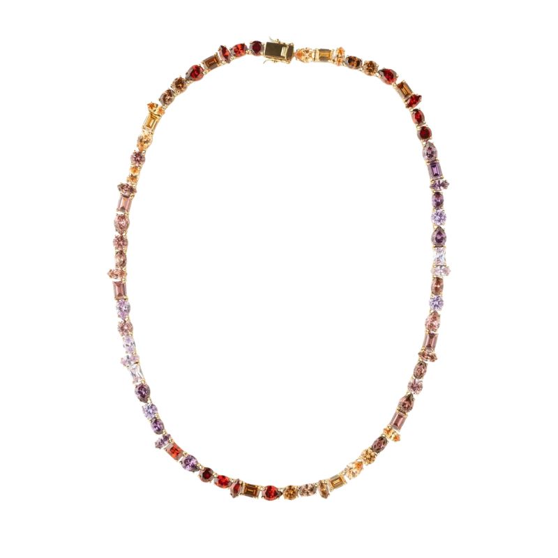 Tompkins Crystal Tennis Necklace