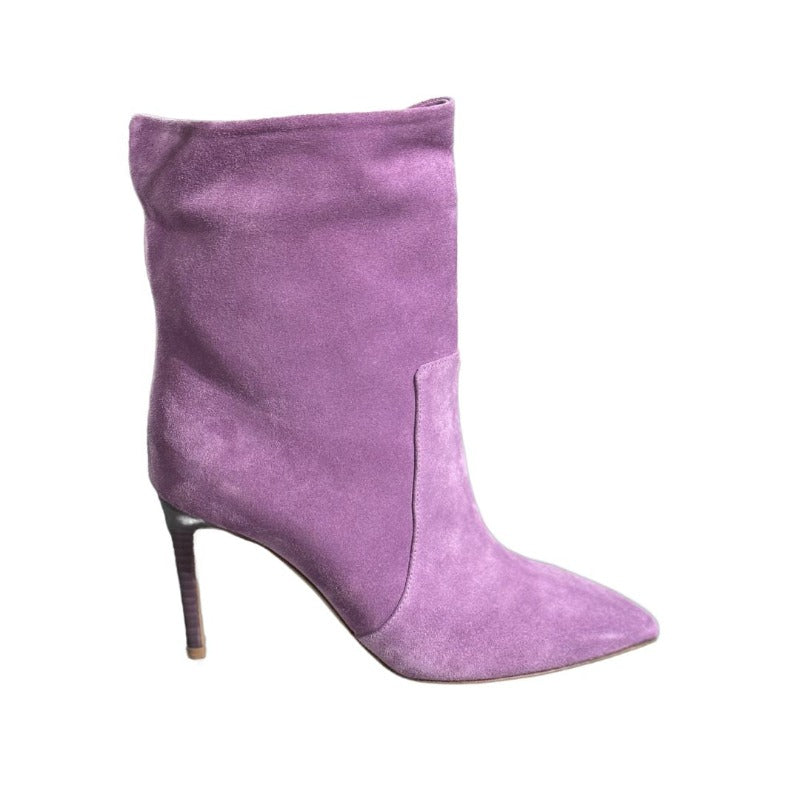 Stiletto Ankle Boot in Lilac