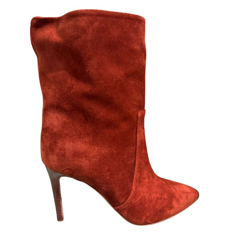 Stiletto Ankle Boot in Rust