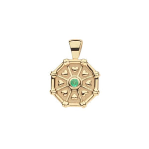 LUCKY Octagon Birthstone Pendant May