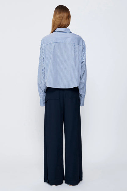 Renata Cropped Button-Up Shirt