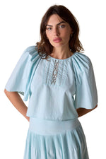 Astral Top in Duck Egg Blue