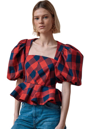
            
                Load image into Gallery viewer, Conway Top it Buffalo Plaid
            
        