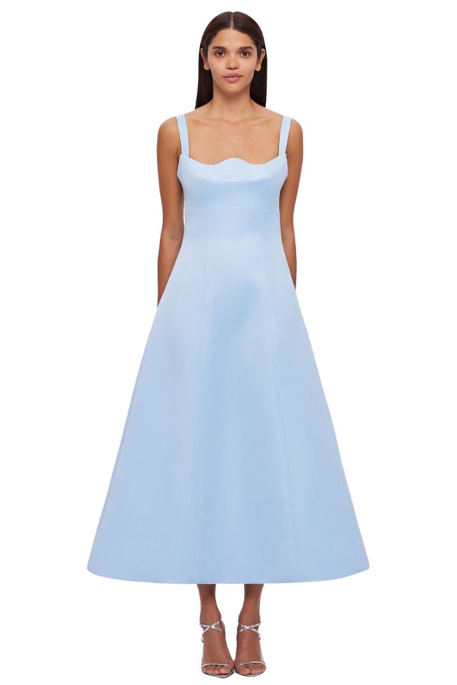 Odette Midi Dress in Sky Blue
