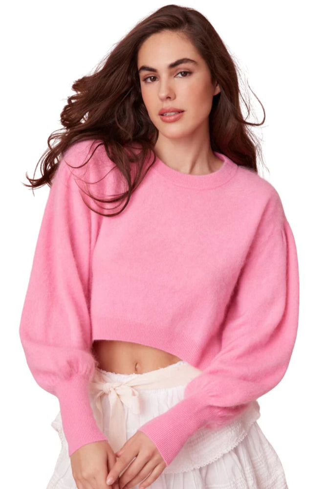 Candela Cashmere Pullover in French Pink