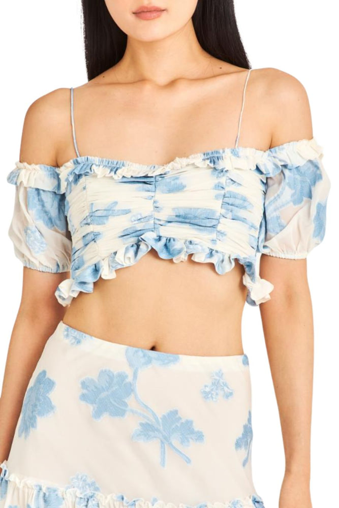 
            
                Load image into Gallery viewer, Emalin Cropped Top in Blueberry Frost
            
        