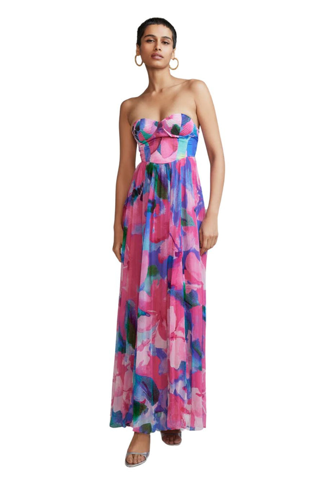 Vesa Corset Dress in Multicolor