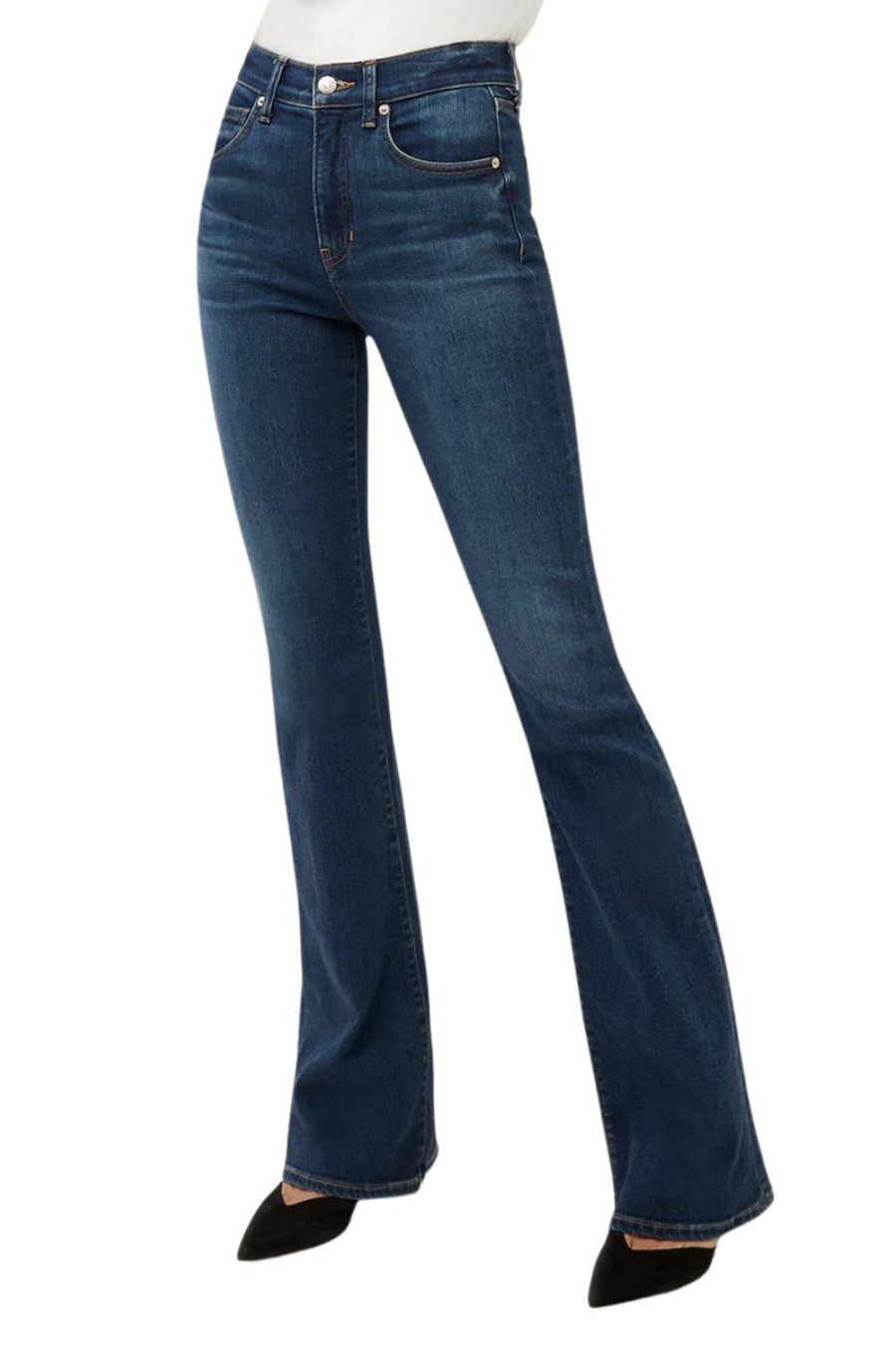 Beverly Skinny-Flare Jean in Bright Blue