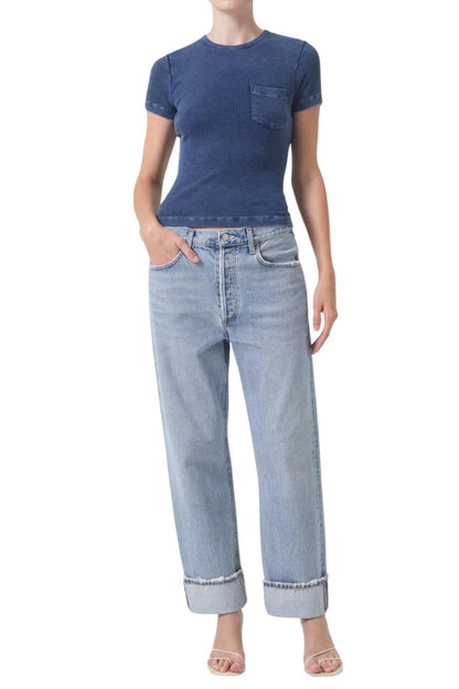 Fran Low Slung Straight in Force