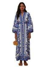 Off-White Flora Tapestry Lenzing™ Ecovero™ Euroflax™ Maxi Dress