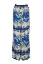 Samantha Pants in Evening Blue Bombay Bouquet