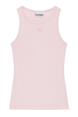 Light Pink Soft Cotton Rib Tank Top