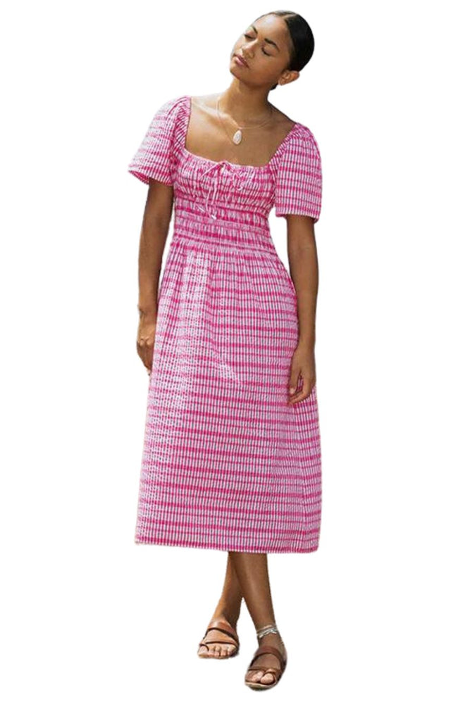 Fiorella Dress in Hot Pink