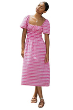 Fiorella Dress in Hot Pink