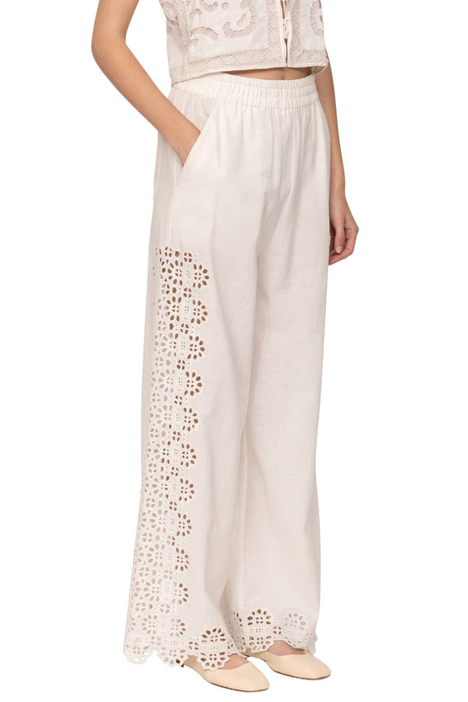Edith Embroidery Pants