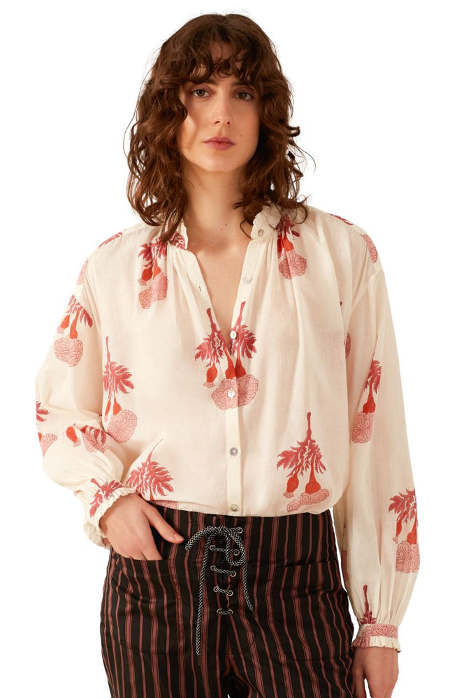 Poet Tea Rose Blouse