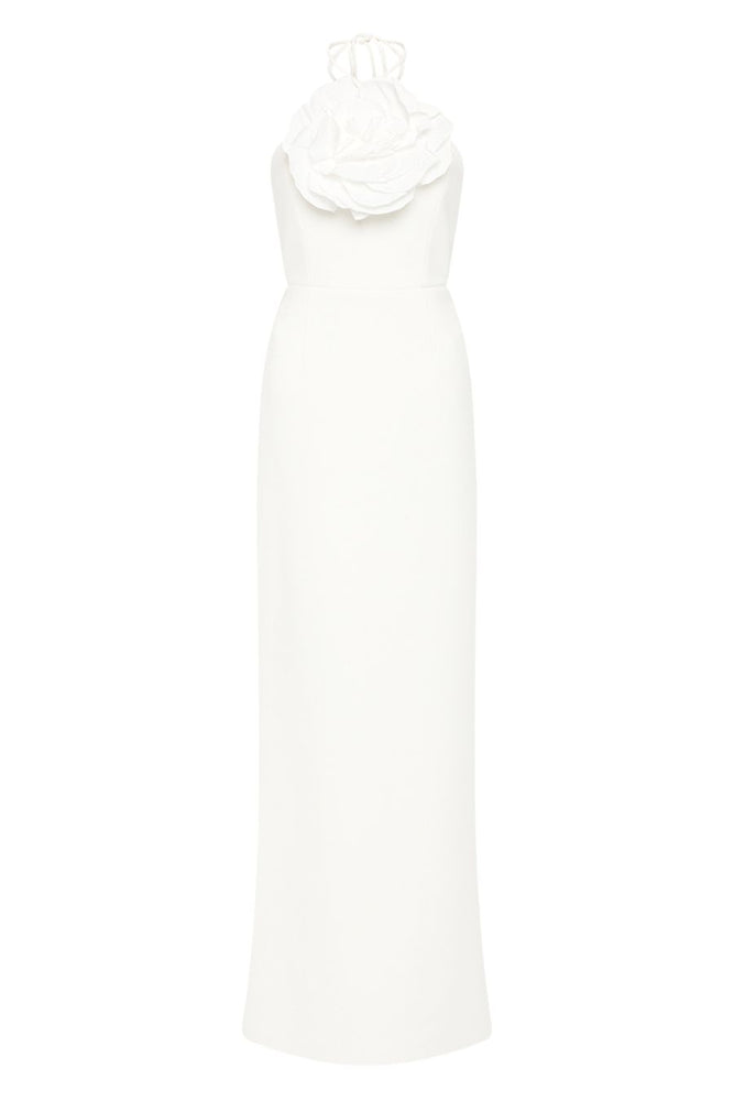 Odetta Halter Gown in Ivory