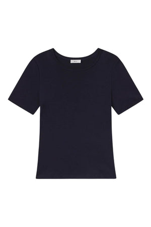 Paloma Cotton Rib Baby Tee in Maritime Navy