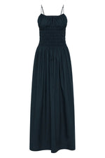 Claude Midi Dress in Navy