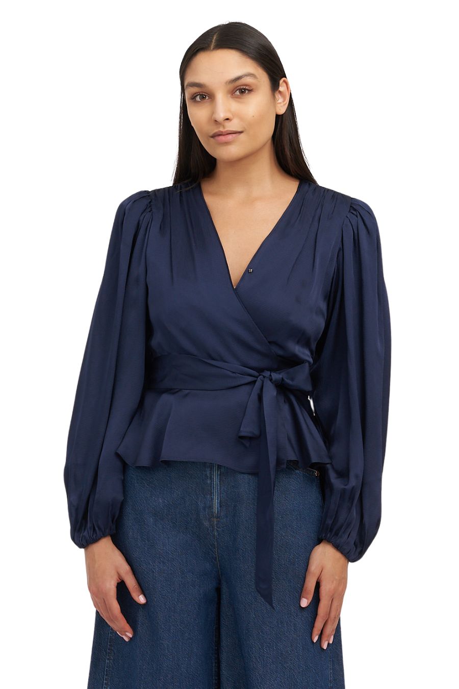 Blaire Top in Maritime Blue