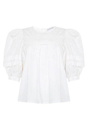 Lydia Top in Bright White