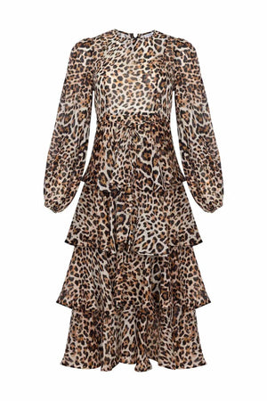 Chelsea Dress in Leopard