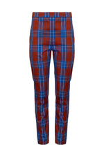 Carson Pant in Stretch Plaid