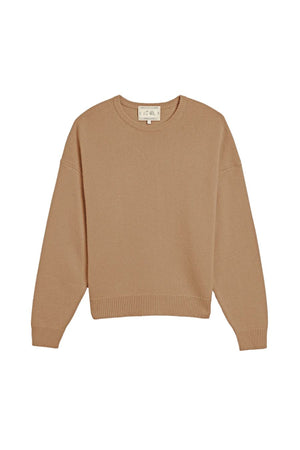 Artemis Cashmere Sweater in Camel