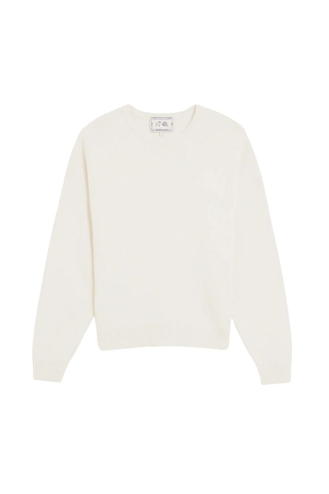 Artemis Cashmere Sweater in Ivory