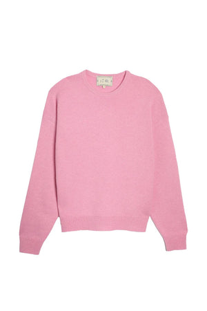 Artemis Cashmere Sweater in Bright Pink