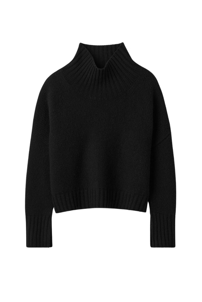 Girlfriend Turtleneck in Black