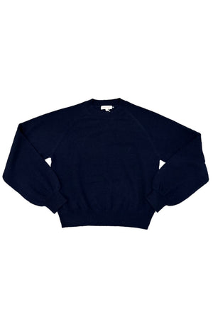 Mira Cashmere Sweater in Navy