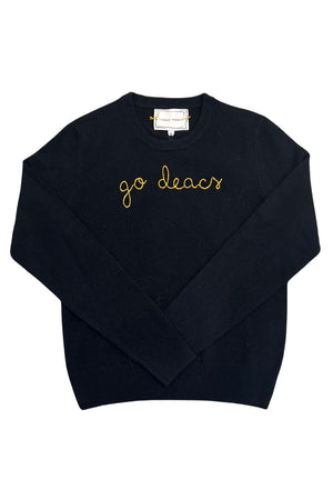 "Go Deacs" Crewneck  in Black/Gold