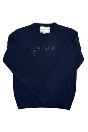 "Go Irish" Crewneck in Navy/Green