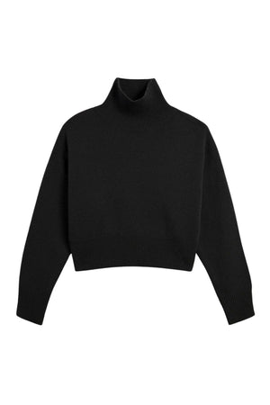 Lilith Merino Wool Sweater in Black